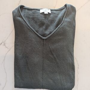 Dark Gray V-Neck Sweater